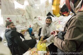 Shopping in and around Jome (JOE-meh) Bazaar, on Tehran's Jomhouri Ave.