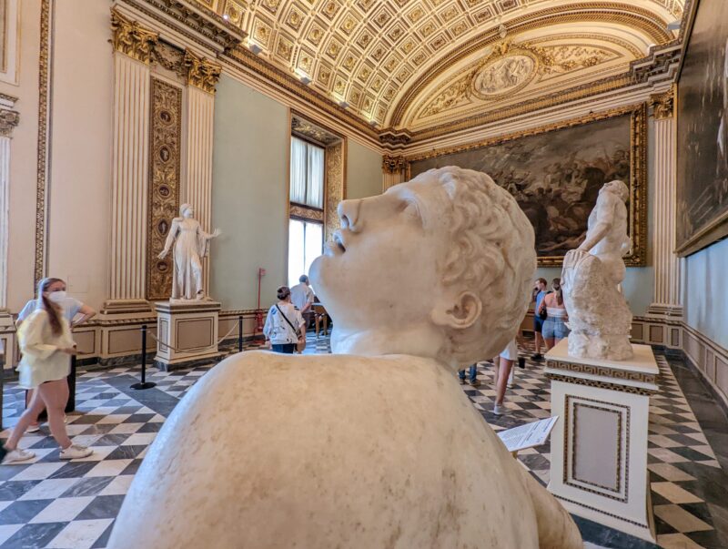 overdosing on mythology at Uffizi Gallery, Florence