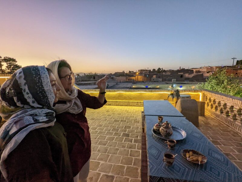 Scilla Donati Swiss tourist visiting the Korasan Razavi Province, Iran, copyright Ali Torkzadeh, Escapefromtehran. com