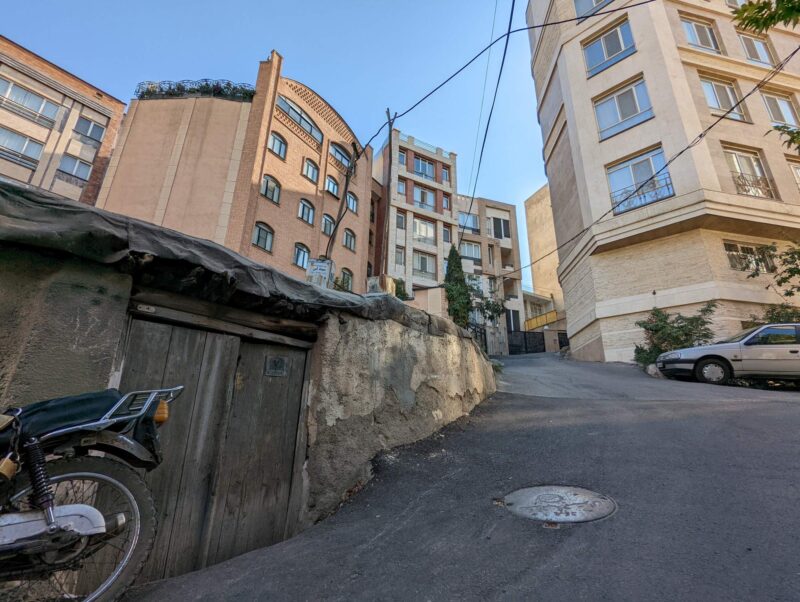 Surviving the shadows of high-rises, Two Irans, Sohanak, Tehran, Iran, copyright ali torkzadeh, EscapefromTehran com