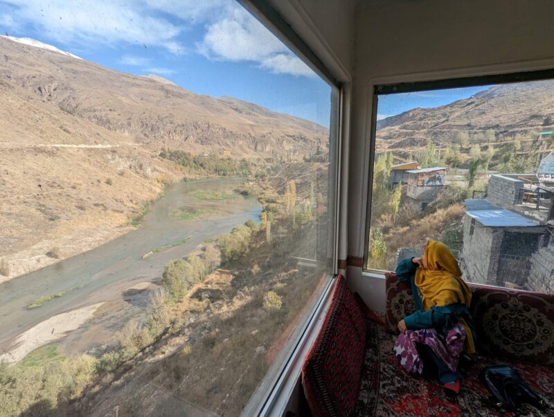 View of the Haraz River one of countless restaurants on the infamous Haraz Road, which links Tehran to Amol, Mazandaran. Copyright Ali Torkzadeh, EscapefromTehran.com