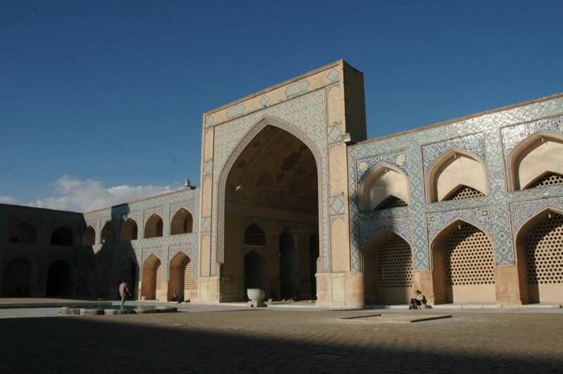 The iwan of the Shah Mosque, the quintessential Persian mosque, located in Isfahan, Iran. Copyright Ali Torkzadeh, EscapefromTehran.com